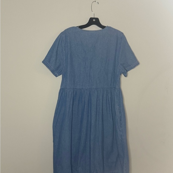 Blair Vintage Denim Button Down Dress - size M - Picture 5 of 5